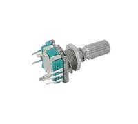 5PCS/LOT 20 Position 360 Degree Rotary Encoder EC11 w Push Button 5Pin Handle Long 15/20MM With A Built In Push Button Switch NWPNLXEA(15mm Plum handle)