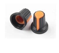 5PCS/LOT 20 Position 360 Degree Rotary Encoder EC11 w Push Button 5Pin Handle Long 15/20MM With A Built In Push Button Switch NWPNLXEA(15X17MM Orange)