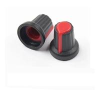 5PCS/LOT 20 Position 360 Degree Rotary Encoder EC11 w Push Button 5Pin Handle Long 15/20MM With A Built In Push Button Switch NWPNLXEA(15X17MM Red)