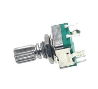 5PCS/LOT 20 Position 360 Degree Rotary Encoder EC11 w Push Button 5Pin Handle Long 15/20MM With A Built In Push Button Switch NWPNLXEA(15mm Plum handle)