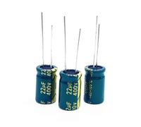 5pcs/lot 400V22UF high frequency low impedance 400V 22UF aluminum electrolytic capacitor size 10 * 17 T22 20% NWPNLXEA