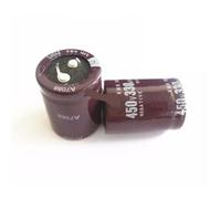 5pcs/lot 450v 330uf high frequency low impedance 450v330UF aluminum electrolytic capacitor size 30 * 40 20% AUOQKQUT
