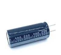 5pcs/lot 680UF 200v 680UF aluminum electrolytic capacitor size 18 * 50 200V680UF 20% AUOQKQUT