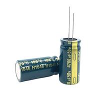 5pcs/lot AC08 50V 4700UF aluminum electrolytic capacitor size 18 * 35 4700UF 50V 20% AUOQKQUT