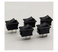 5Pcs/Lot Black Push Button Switch 6A-10A 110V 250V KCD1 2Pin Snap-in On/Off Rocker Switch 5PCS/Lot 21MM*15MM BLACK