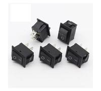 5Pcs/Lot Black Push Button Switch 6A-10A 110V 250V KCD1 2Pin Snap-in On/Off Rocker Switch 5PCS/Lot 21MM*15MM BLACK Control switch