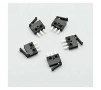 5pcs/lot black small/micro switch camera switch reset detection stroke limit miniature 3-foot straight foot handle NWPNLXEA