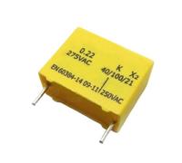 5pcs/lot capacitor MPX40/100/21 CLASS-X2 0.22 K275V 0.22UF 224K NWPNLXEA