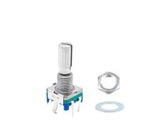 5PCS/Lot Ec11 Rotary Encoder Switch 15/20mm Plum Blossom Handle Half Shaft 20 Bit Pulse Digital Signal Potentiometer NWPNLXEA(20MM Plum handle)