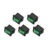 5Pcs/Lot KCD1 2 Pin 250V 3A SPST Black Boat Switch 21 * 15mm Snap-in ON OFF Rocker Position Switch KCD1 With lamp NWPNLXEA(3Pin ON-OFF WithLED3)