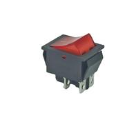 5Pcs/Lot KCD4 Red Color On-Off 4 Pins 31 * 25 Rocker Switch 16A 250V