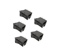5Pcs/lot ON-OFF AC 16A/250V 20A/125V Power Switch 30x13mm ON-OFF 2 Pin Boat Ship Type Switch Black NWPNLXEA