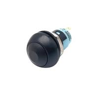 5pcs/lot PBS 33A Mini Plastic Latching Push Button Switch Round Head ON OFF 2 Pin 12mm Self locking Push-button Red Green Blue(Black)