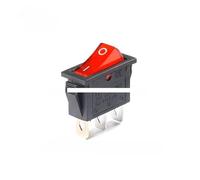 5pcs/lot RED LED Light 3PIN SPST ON/OFF G132 Boat Rocker Switch 15A/250V 20A/125V Car Dash Dashboard Truck RV ATV Home Control switch