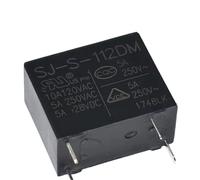 5Pcs/Lot SJ-S-105DM 5VDC SJ-S-112DM 12VDC SJ-S-124DM 24VDC 4PINS 5A Power Relay Replaceable (JZC) HF32F(SJ-S-112DM 12V) Control Relays