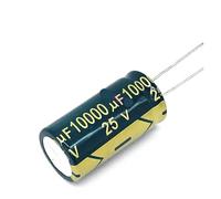 5pcs/lot T11 25V 10000UF Low high frequency aluminum electrolytic capacitor size 18 * 35 10000UF25V 20% AUOQKQUT