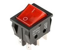 5Pcs/lot Welding Machine Warming Equipment Switch Red Green ON-OFF 2 Feet Kitchen Switch KCD4 NWPNLXEA(30A-R-B-6)