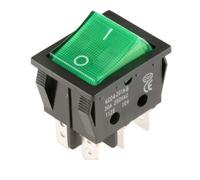 5Pcs/lot Welding Machine Warming Equipment Switch Red Green ON-OFF 2 Feet Kitchen Switch KCD4 NWPNLXEA(30A-G-B-6)
