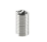5pcs M12 x 1.75 x 5D Insert Filetée Interne, Filet Helicoïdal en Acier Inoxydable 304, Filetage Femelle, Diamètre Intérieur 12mm, Pas 1.75mm, Longueur 60mm