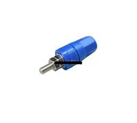 5PCS M4X36 Pure Copper Terminal 4MM Jack Socket 20A Binding Plug Connector M4*36 Black Red Blue Green Yellow NWPNLXEA(Blau)