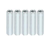 5pcs m6 * 40 Longue noix de tige hexagonale hexagonale HEXONNEUX FASTES FILÉES