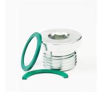 5pcs M6 M8 M10 M12 M14 M16 M18 M20 M22 Metric Male Thread Galvanized Hex Socket Head ED End Cap Pipe Fitting with Ring(M22x1.5)