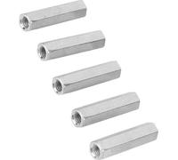 5pcs M8 * 50 Long Rod Nut Hex Hexagonal Sleeve Nut Standoff Threaded Fasteners