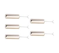 5pcs Manucure Ongles Outils D'art Pour Conceptions Ensemble Aimant Pour Les Yeux De Chats Avec Fil Fer Flexible Crée Des Formes Coeur