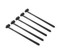 5PCS Marteau cutané en fleur de prunier à extrémité unique Manche ABS Acier inoxydable pour Industrie Réutilisable Résistant Facile utiliser Léger Petite taille