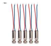 5pcs Micro Moteur de Vibration sans Noyau DC 3V, Moteur Vibrant 11,2x3,2mm, Moteur à Forte Vibration à Faible Bruit avec Réponse Rapide, Moteur sans Noyau de Petite Taille pour