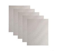 5pcs Microwave Mica Sheet 150x120mm Heat Resistant | Heat resistant up to high pour temps, prevents burning, protects magnetron, 5-pack pour value, grey color