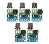 5PCS Mini Amplifier Board, LM386 Audio Amplifier Board, DC 3V à 12V Digital Stereo Power Amp, 0.5W à 10W Power, for Speaker Sound System DIY