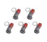 5pcs Mini Grinder Keychain, Multi-Purpose Realistic Grinding Tool Pendant Lightweight Creative Grinding Tool Keyring for Hardware Enthusiast Backpack Gift