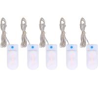 5pcs Mini -LED -Lampes romantiques élégantes légères DIY -Fabrication confortable accessoires décoratifs pour 1/12 maison de poupées