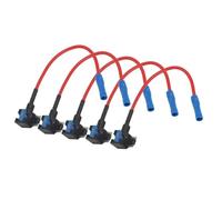 5pcs Mini Mini Standard Vane/Wing Adaptateur 15A Vane/Wing avec Porte-connecteur Extension Auto Tap Auto Tap Pratique et Durable pour l'application de Bricolage (MINI)