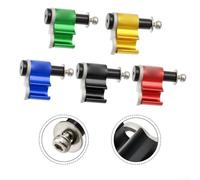5pcs MTB Oil Line Adapter Aluminum Alloy Wire Guide(red) | Quick setup, visual instructions included, wrench provided, organizes hydraulic brakes, tidy frame look
