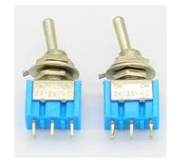 5pcs MTS-102 3-Pin SPDT ON-ON 6A 125VAC Miniature Toggle Switches NWPNLXEA