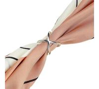 5pcs Multifunctional Silk Buckle Scarf Clothes Corner Knotted Button T-Shirt Shirt Hem Buckle pour femmes filles accessoires décoratifs(Color 2)