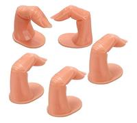 5pcs Nail Art pratique doigts ongles formation pratique professionnelle Finger ongles moule formation polonaise manucure outil pour les débutants nail art