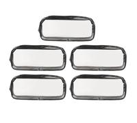 5pcs Organisateur de Sacs de Maquillage Transparent, Sac de Rangement de Toilette Transparent Portable Sac de Rangement pour Voyager en Plein Air, Ensemble D'organisateurs de
