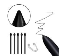 5PCS Original S Pen Nibs pour Samsung Galaxy S Pen Conseils pour Tab S10/S9/S8/S7/S6/S24/S23/S22/S21/Note 20/Note 10 Toutes les versions (5 pièces noir)