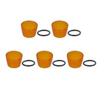 5pcs Outdoor Camping Light Cover Amber Light Protective Cover Insect Repell Outdoor Lamp Covers for Goal Zero Lantern