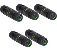 5Pcs Outdoor Electrical Cable Connector IP68 Waterproof 3 Core Wire Connectors 7?10mm