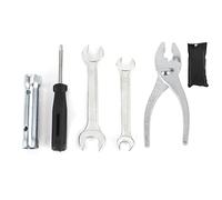 5Pcs Outils de Réparation de Moto, Kit d'Outils de Réparation de Moto Universel Clé Tournevis Pince Jeu de Douilles de Bougie d'Allumage