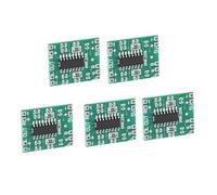 5pcs PAM8403 Mini Module de Carte d'Amplificateur，Walfront Carte d'Amplificateur de Puissance Numérique 2x3W Style de D, 2.5-5V Peut Alimenté par USB