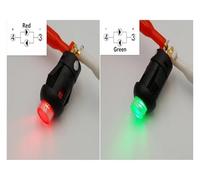 5Pcs PB11 8mm Momentary Self SPST Normally Open Push Button Switch For Instrumentation MQXFCZUX(5Pcs RG Double Color)