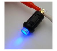 5Pcs PB11 8mm Momentary Self SPST Normally Open Push Button Switch For Instrumentation NWPNLXEA(5Pcs 4Pin Blue LED)
