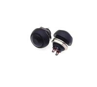 5pcs PBS-33B Small Waterproof Button Switch 12mm Round Unlocking Self Reset Switch Button Inching Switch NWPNLXEA(2)