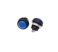 5pcs PBS-33B Small Waterproof Button Switch 12mm Round Unlocking Self Reset Switch Button Inching Switch NWPNLXEA(3)