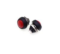 5pcs PBS-33B Small Waterproof Button Switch 12mm Round Unlocking Self Reset Switch Button Inching Switch NWPNLXEA(Rot)